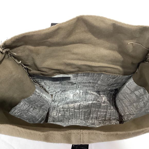 Vintage Orginal Roots 73 Canvas Insulated Backpack Olive Black - Picture 7 of 9